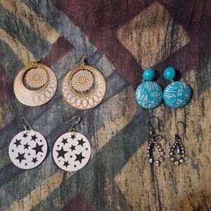 🎨 Bold Statement Earring Set – Fun, Artsy & Glam! 🎨